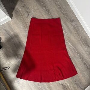 Mango Ribbed Knit Skirt